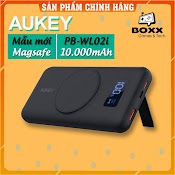 [Mã 1212Elsale0 Giảm 5% Đơn 400K] Pin Dự Phòng Aukey Pb - Wl02I Sạc Nhanh 20W, Sạc Nhanh Không Dây 15W