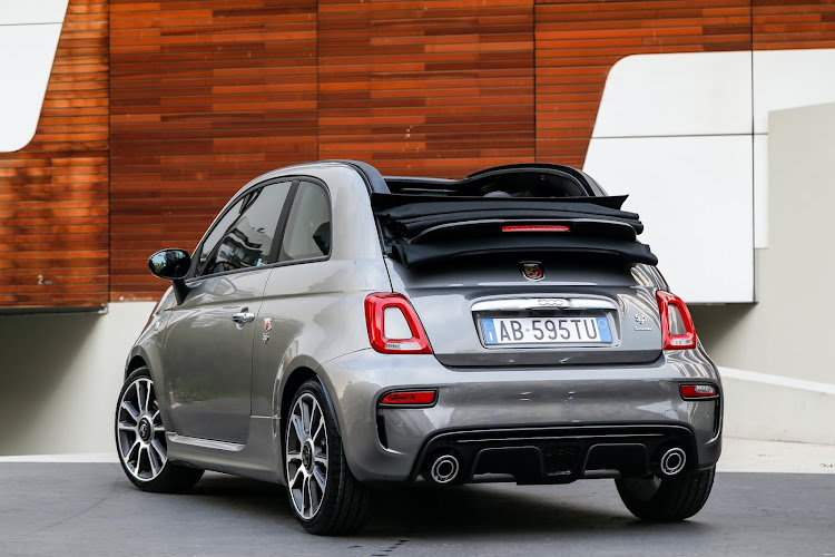 Both the Abarth 595 Turismo and Competizione models can be had as a cabriolet.