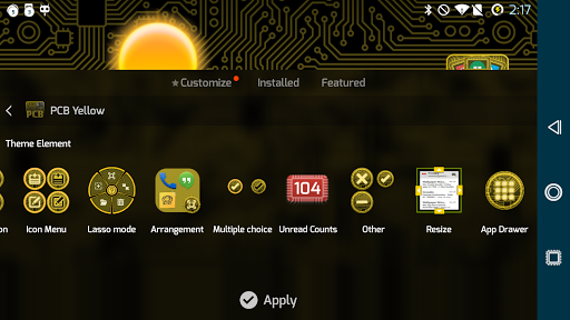 PCB Yellow ⁞ TSF Shell 3 Theme