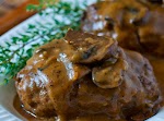 Salisbury Steak was pinched from <a href="http://www.afamilyfeast.com/salisbury-steak/" target="_blank">www.afamilyfeast.com.</a>