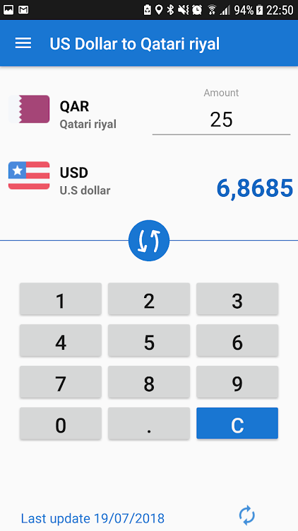 Us Dollar To Qatari Riyal Usd To Qar Converter Android