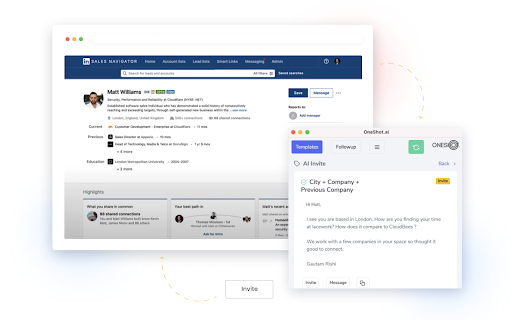 OneShot - Personalized LinkedIn Prospecting