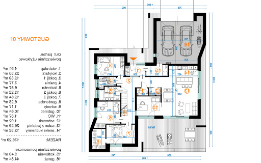 Gustowny 01 - Rzut parteru