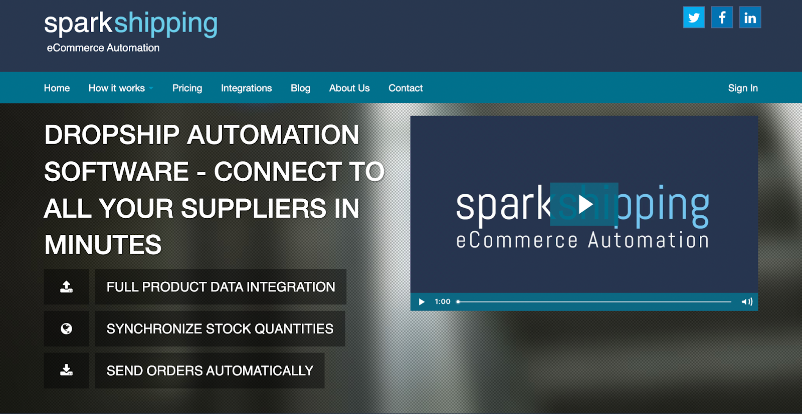 dropship automation software - spark shipping