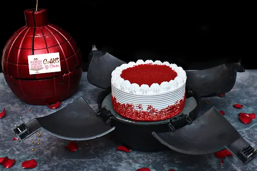 Red Velvet Bomb Cake [Serves 6]