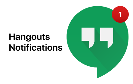 Hangouts Notifications chrome extension