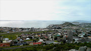 View over the town of Saldanha Bay in the Western Cape.