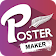 Poster Maker Flyer Maker Banner Card Ads Designer icon