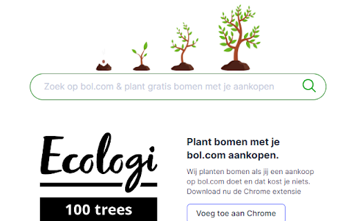 Plant bomen met je bol.com aankopen