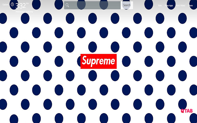 Supreme Wallpapers Theme New Tab