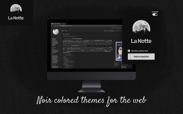 La notte Dark Theme best dark theme night theme best night theme