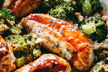 Skillet Catalina Chicken with Broccoli