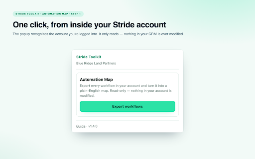 Stride Toolkit screenshot 1