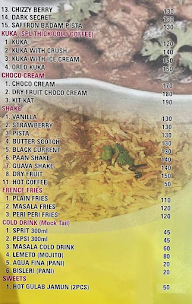 The Curry Spoon Restaurant menu 5