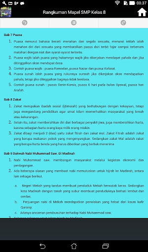 Rangkuman Semua Mata Pelajaran Kelas 8 SMP / MTS