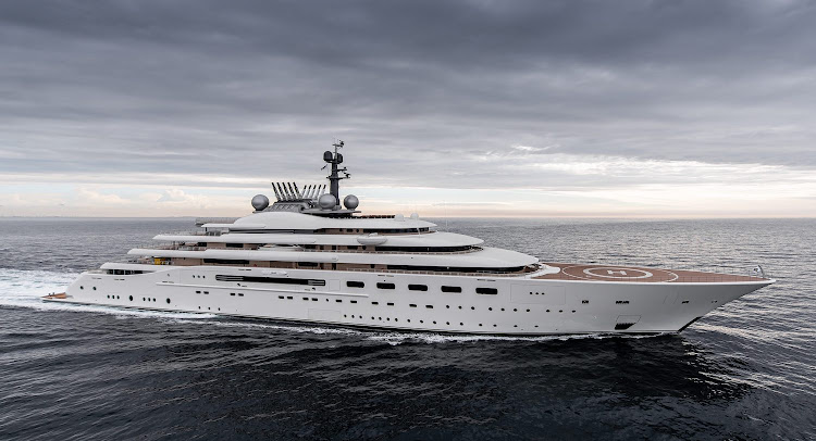 Built by German shipyard, Lürssen, Blue was the largest superyacht launched in 2022 and is the fifth largest in the world.