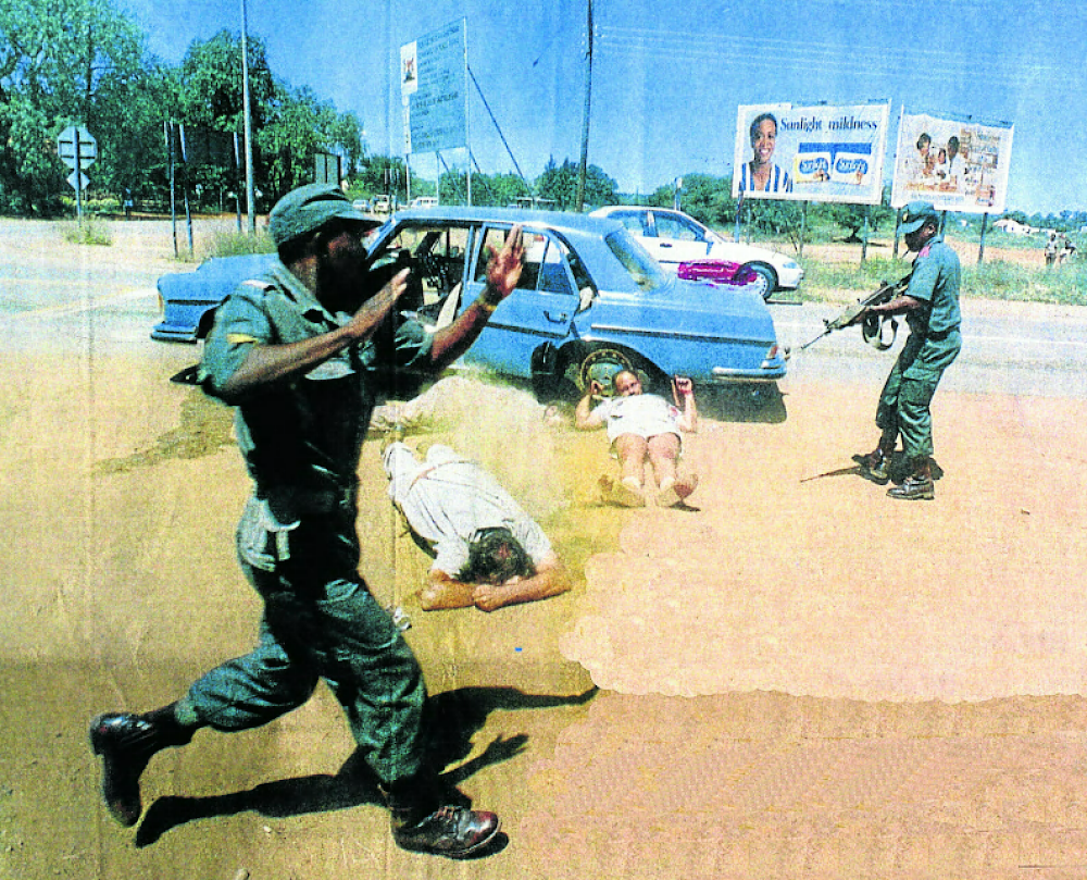 Hearse Carrying Slain Afrikaner Weerstandsbeweging Awb