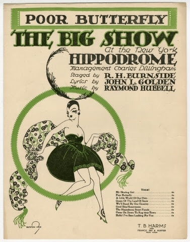 Sheet music:Poor Butterfly / The Big Show