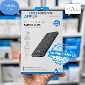 Sạc Dự Phòng Anker Powerpore 3 Sense 10000Mah - A1248 New Bọc Vải Sạc Nhanh 20W Pd Cho Các Đời Máy Hỗ Trợ Sạc Nhanh