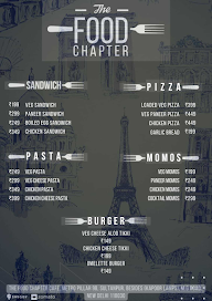 The Food Chapter menu 1