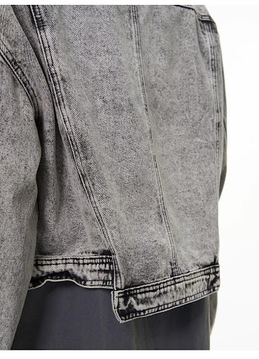 Title 4, Gray Denim Suit Mens Coat And Jeans, a stylish...
