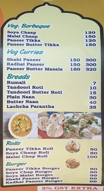 Nayaab Kitchens menu 