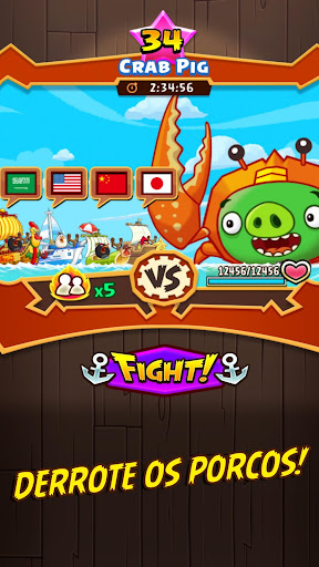  Angry Birds Fight! RPG Puzzle: captura de tela 