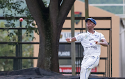 Mondli Khumalo during the CSA Division 2 Four-Day Series match between Mpumalanga Rhinos and Tuskers at Uplands College on February 19 2022 in White River.