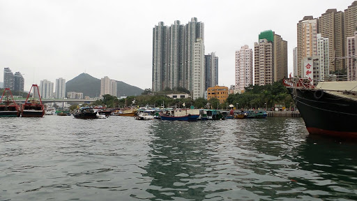 Sampan Boat Tour Hong Kong China 2016