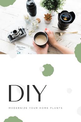 DIY Home Plants - Pinterest Pin item