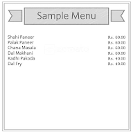 Pandit Ji Ka Dhaba menu 1
