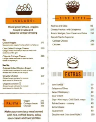 Twisted Tacos menu 1