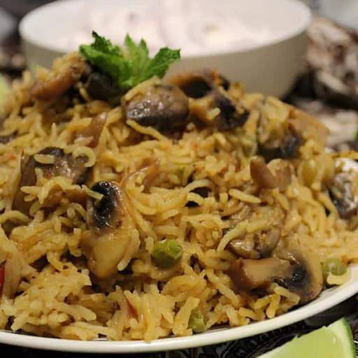 Mushroom Tikka Biryani