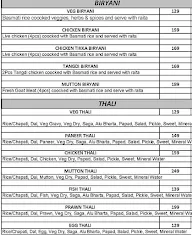 The Full Moon menu 3