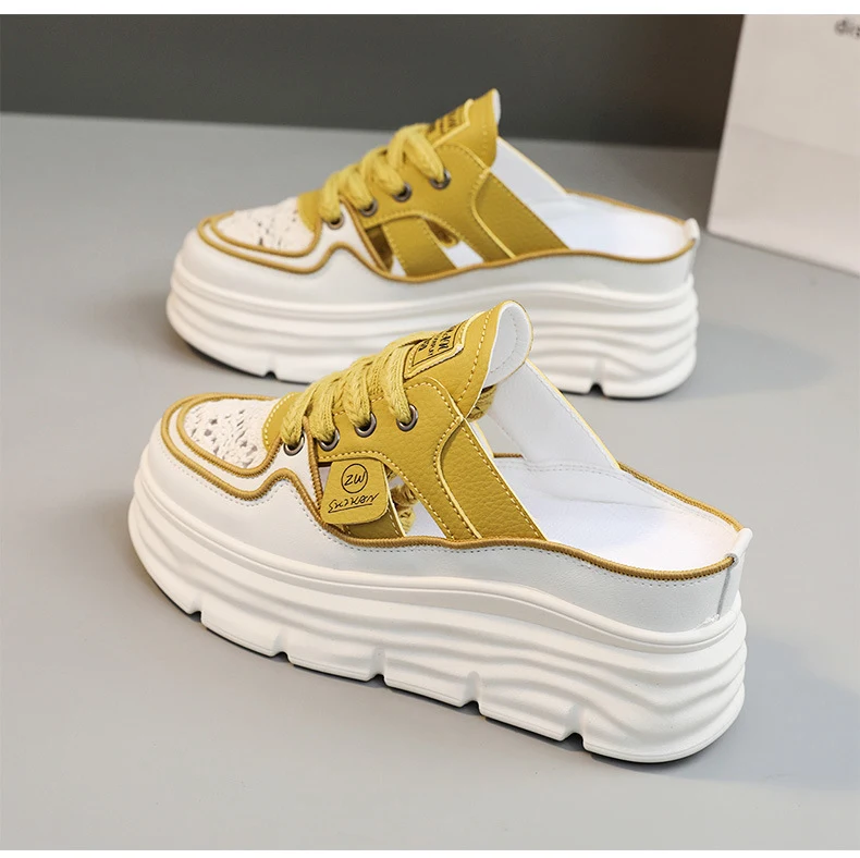 Title 3, Chaussures décontractées dété à plateforme cre...