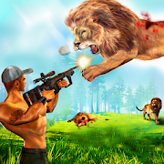 Lion Hunting  Icon