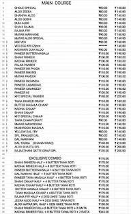 Tandoori Chaska menu 2