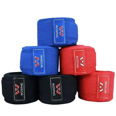 Bandages de Boxe Extensibles pour Soutien et Protection des Mains. Ajustement Parfait. Plus de Confort. Réduit les Blessures. Entraînement Sûr.