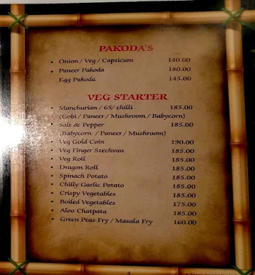 Bhagini Multi Cuisine Family Restaurant menu 