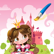 Princess Coloring Book  Icon