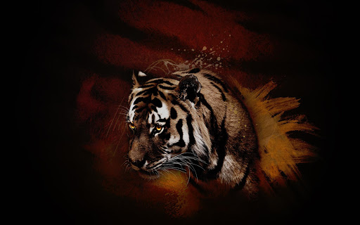 Dark Tiger Live Wallpaper