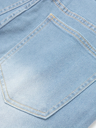 Title 3, European and American fashion worn-out patch me...
