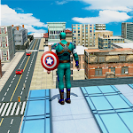 Cover Image of Download Superhero Captain: 3D Action Simulator 1 APK