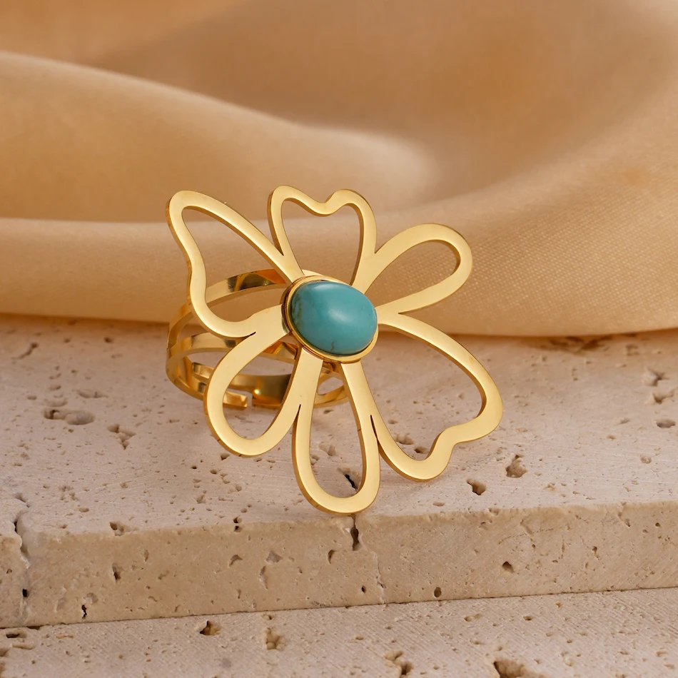 Anello semplice, dorato e con texture retrò, tendenza europea e americana, stile 