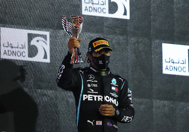 Mercedes' Lewis Hamilton during the Abu Dhabi Grand Prix