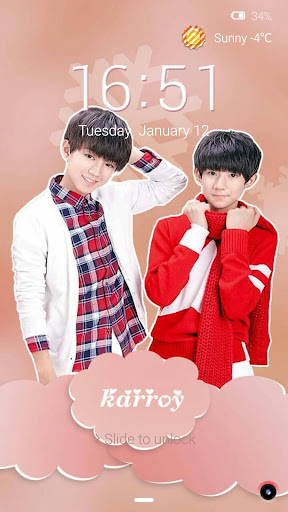 TFboys-iDo Lock screen theme