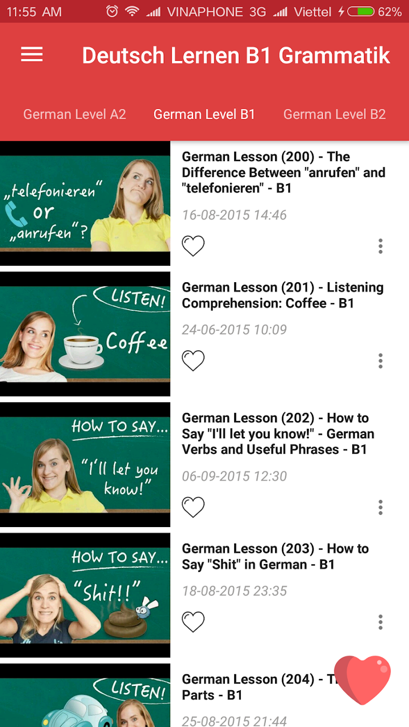 Скриншот Deutsch Lernen B1 Grammatik