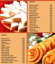 Guruji Sweets & Namkeen Point menu 3