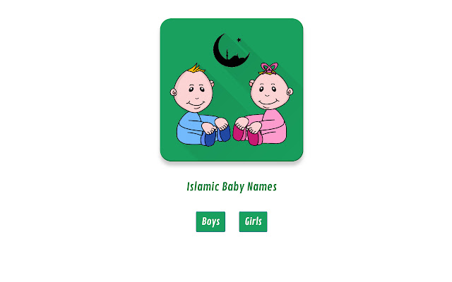 Islamic Baby Names chrome extension