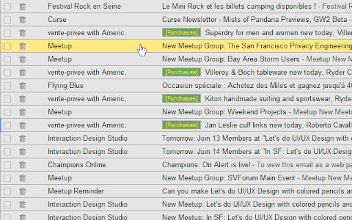 Email Row Highlighter for Gmail™ and Inbox™